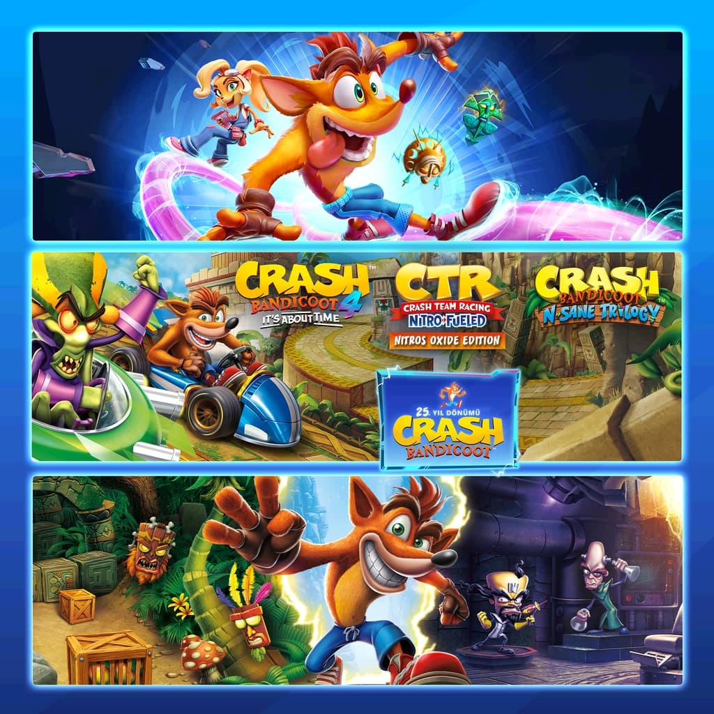Crash Bandicoot™ - Crashiversary Paketi PS4 + PS5 Price Türkiye