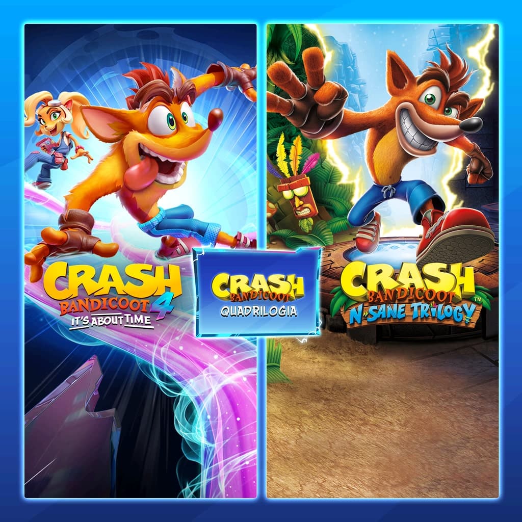 Crash Bandicoot™ - Bundle Quadrilogia PS4 + PS5 Price Italia