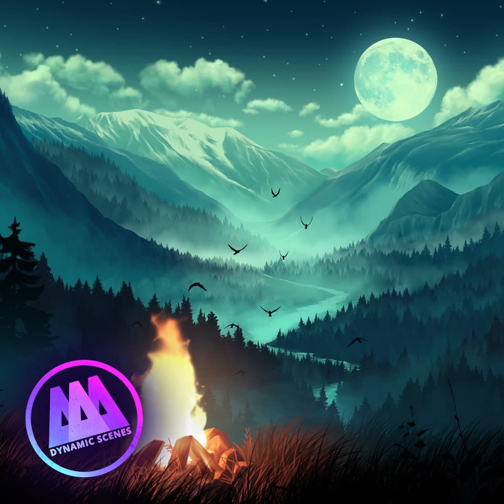AAA Dynamic Scenes - Valley Under Moonlight Dynamic Scene PS4 + PS5 Price Türkiye