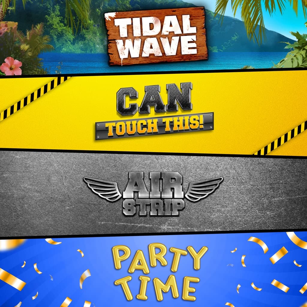 Tidal Wave DLC + Airstrip DLC +Can Touch This DLC + Party Time DLC Bundle PS4 Price New Zealand