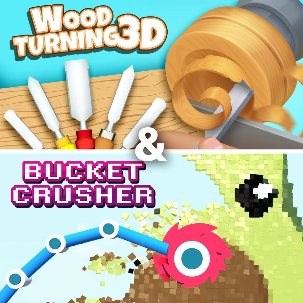 Woodturning 3D & Bucket Crusher PS4 Price United States